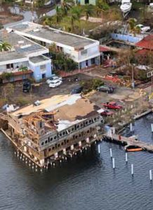 Damage from Hurricane Maria in Puerto Rico